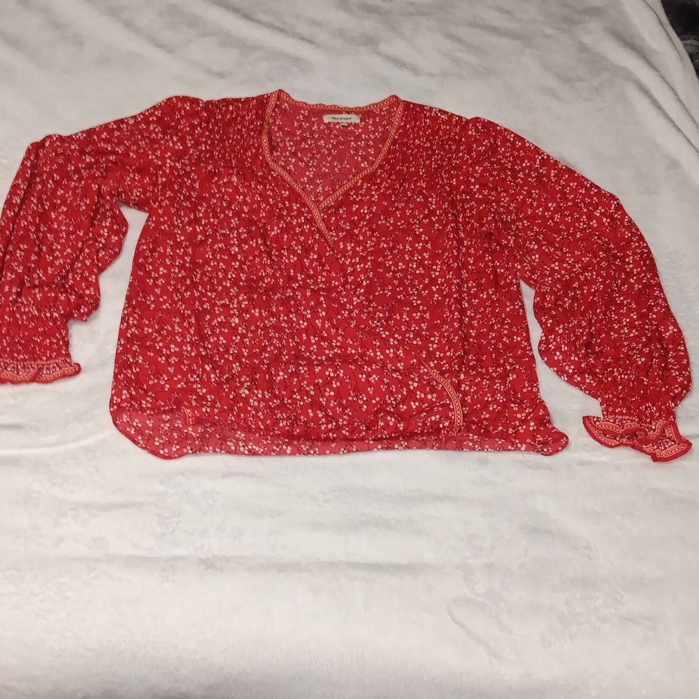 Max Studio Floral Blouse